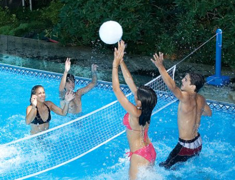 CROSS POOL VOLLEYBALL GAME